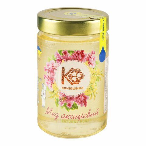 Мед натуральний Конюшина акацієвий 550 г 2844390646 фото