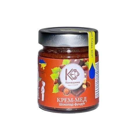 Крем-мед Конюшина шоколад-фундук 220 г 2844390660 фото