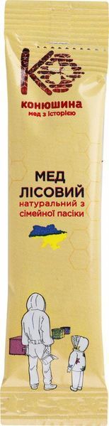 Мед в стіках Конюшина лісовий 15 г х 25 шт 2844390664 фото
